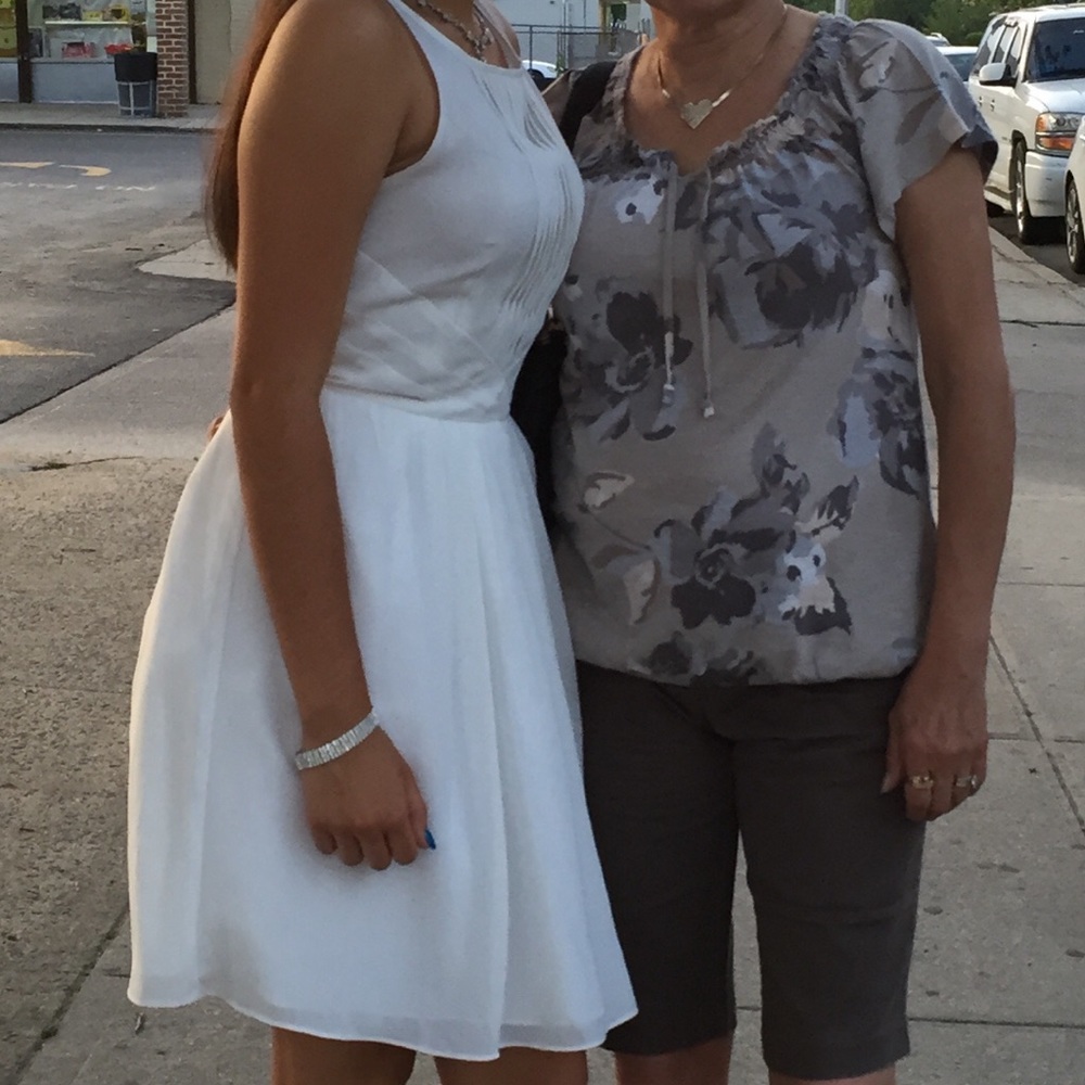 White dress